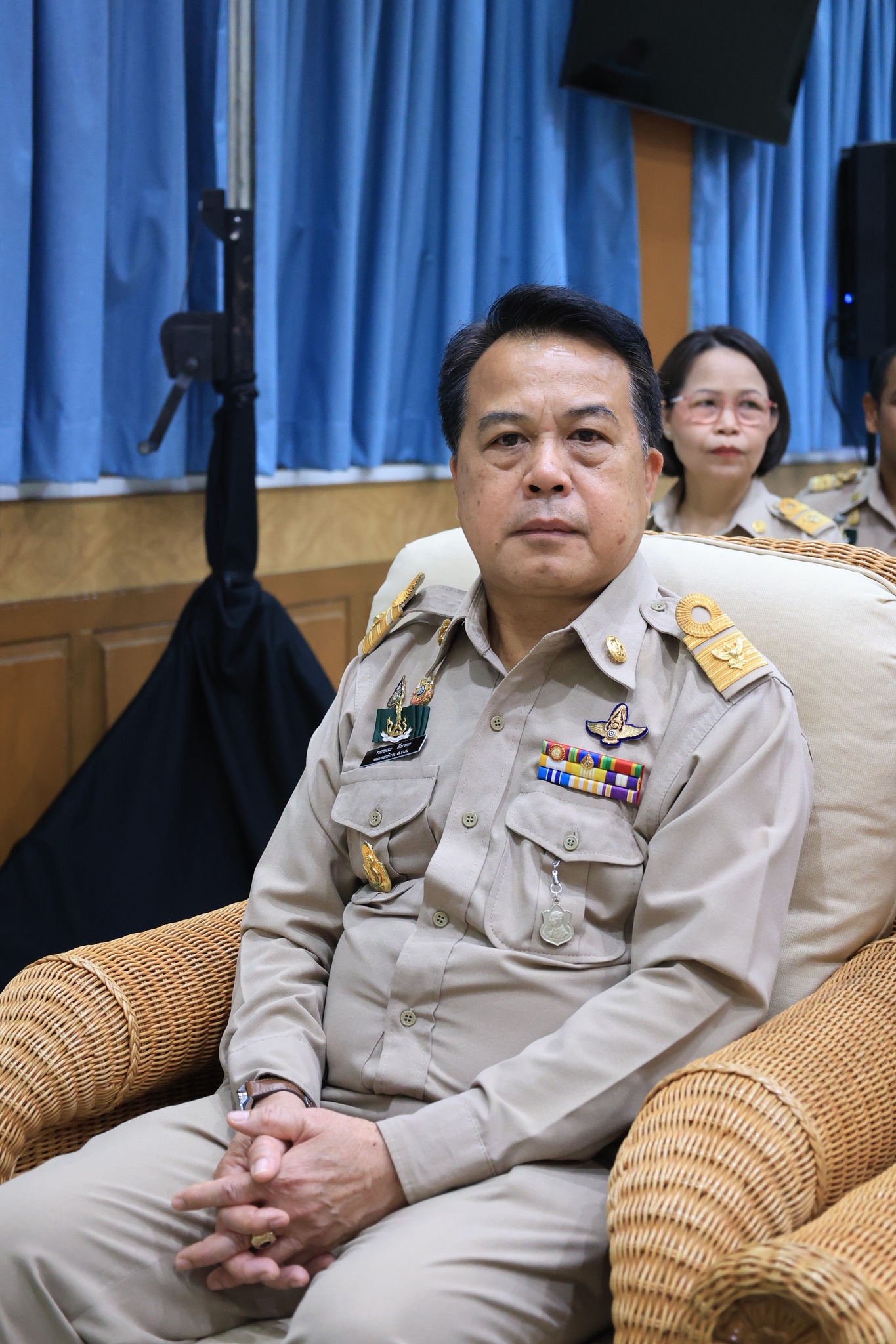 title - ส.ป.ก. จัดพิธีสักการะสิ่งศักดิ์สิทธิ์และพิธีสงฆ์ในโอกาสวันคล้ายวันสถาปนาครบรอบ 51 ปี